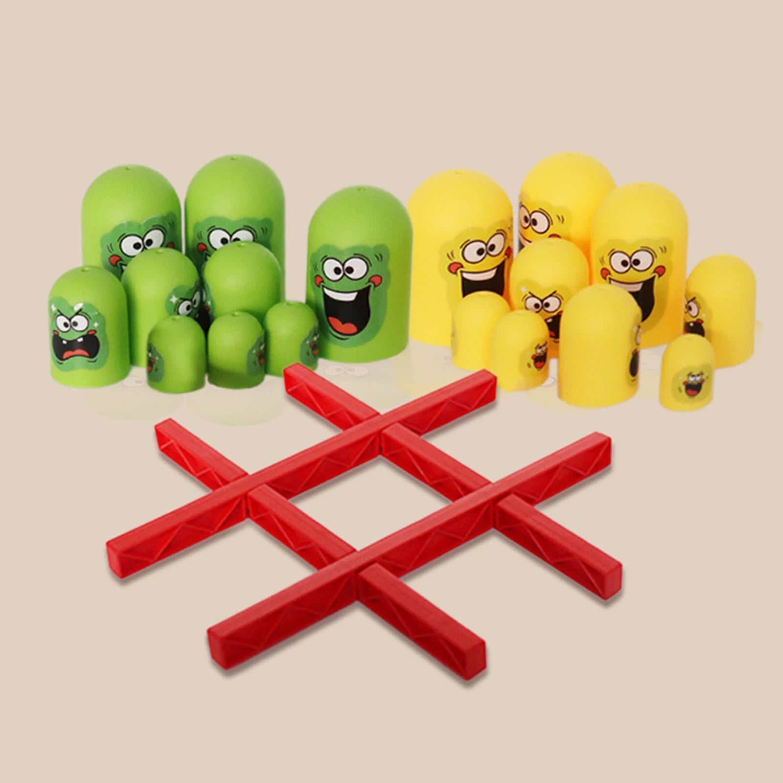 Noughts crosses tic tac toe board game play set strategy novelty educational toy kids family portable party favors