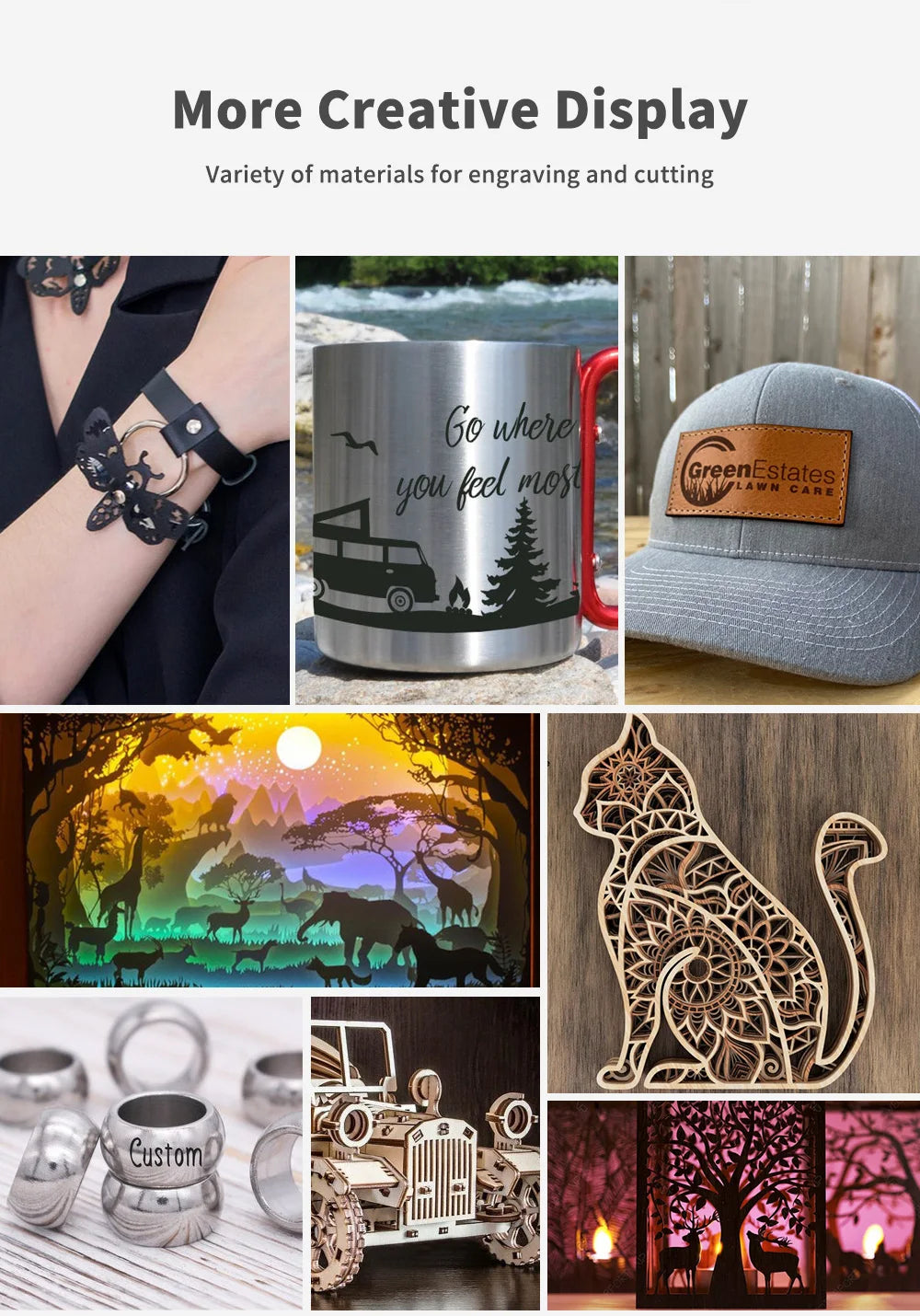 Twotrees laser engraver tts-10pro engraving cutting machine wood tool metal acrylic cnc support wifi 80/40w