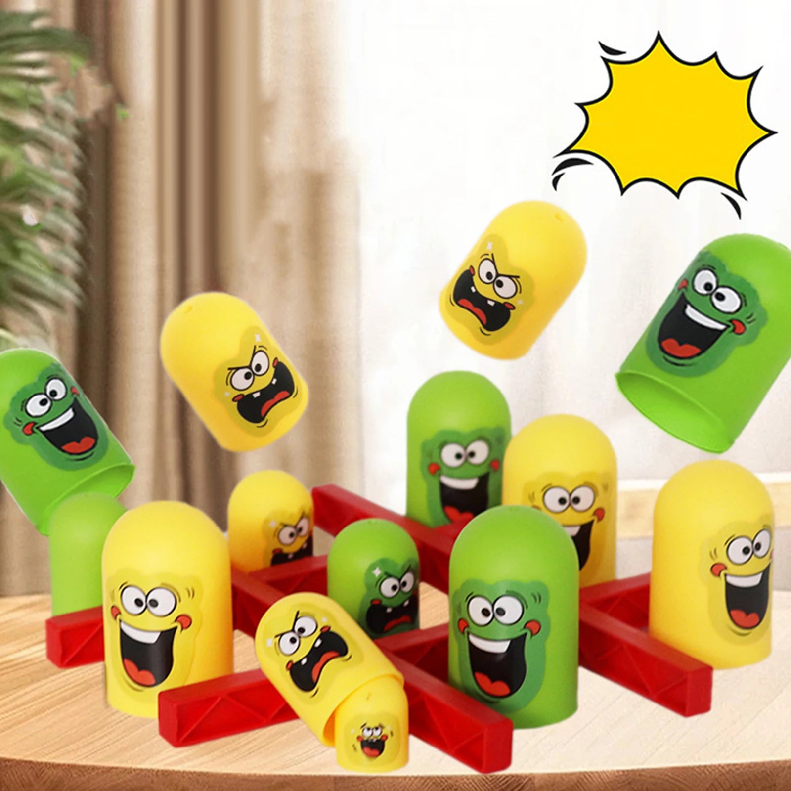 Noughts crosses tic tac toe board game play set strategy novelty educational toy kids family portable party favors