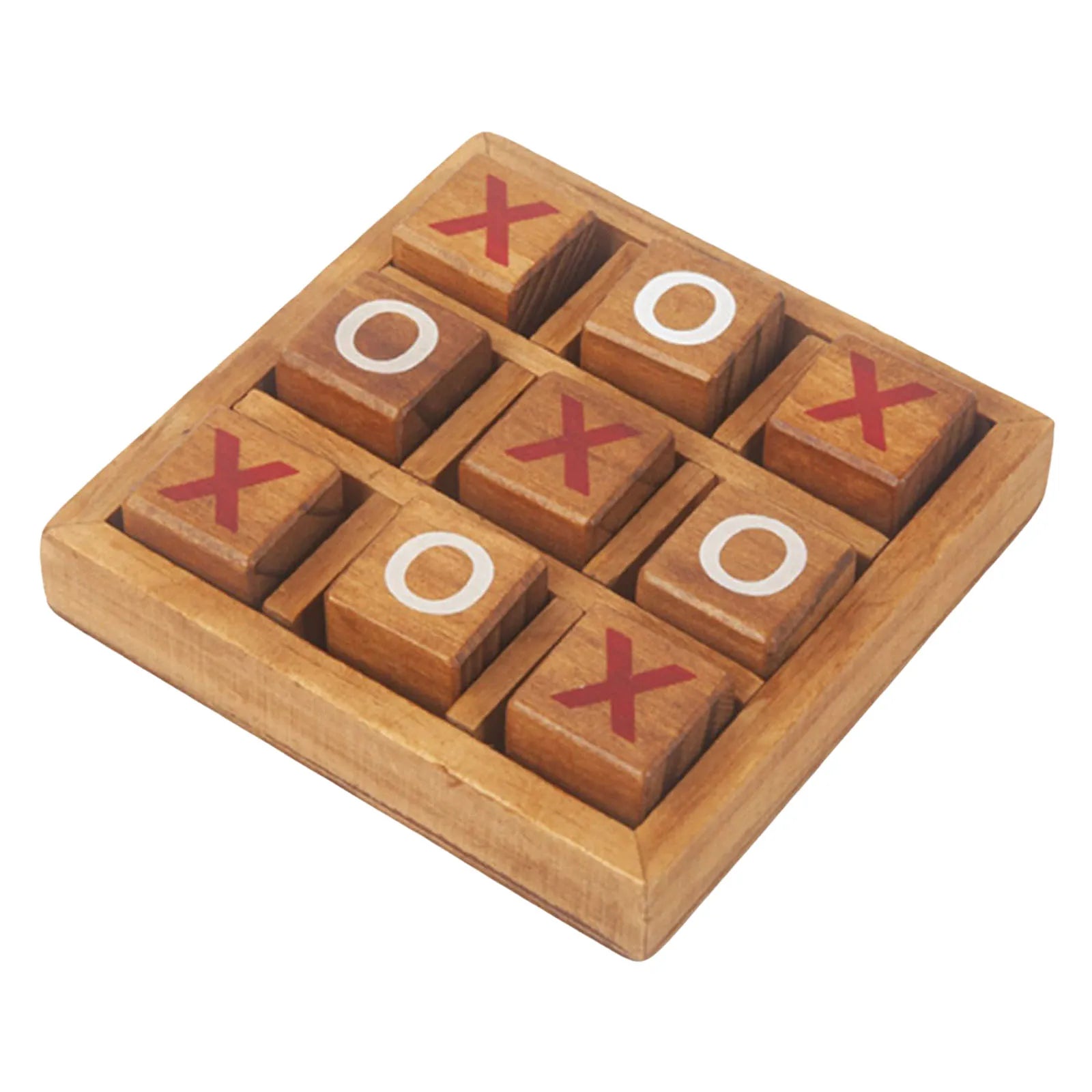 Noughts crosses tic tac toe board game play set strategy novelty educational toy kids family portable party favors