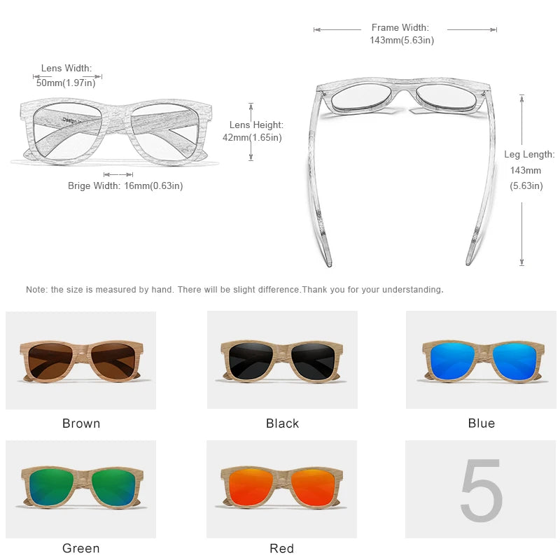 Kingseven fashion men handmade natural wooden sunglasses polarized anti-uv400 wood oculos de sol feminino eyewear