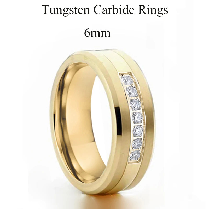 Designer high quality koa wood meteorolite 18k rose gold plated tungsten jewelry wedding band fashion rings for men