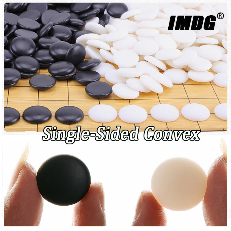 Go chess 361 stones weiqi imitation jade artificial game gobang fir beginner gifts with leather chessboard