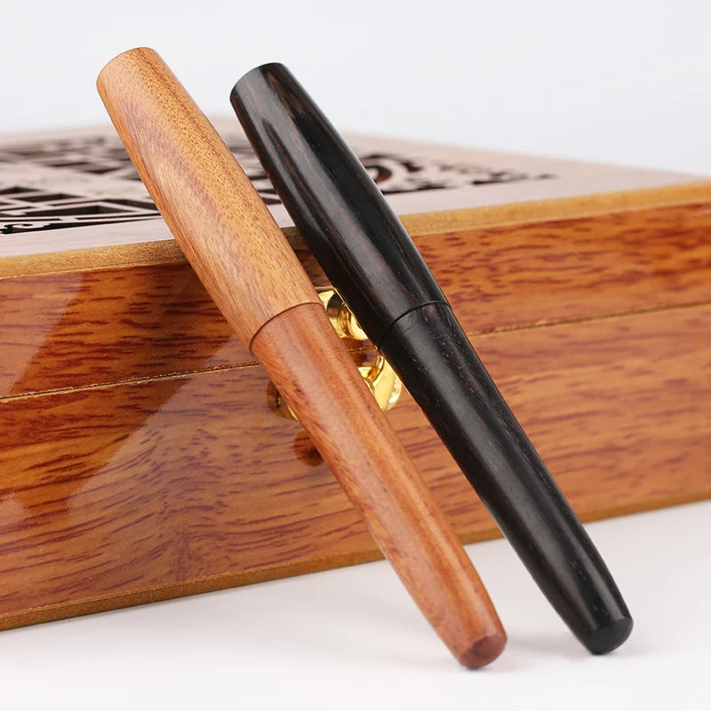 majohn-cowboy-natural-handmade-wood-fountain-pen-full-wooden-beautiful-pen-ef-f-calligraphy-bent-nib-writing-ink-pen-gift-set