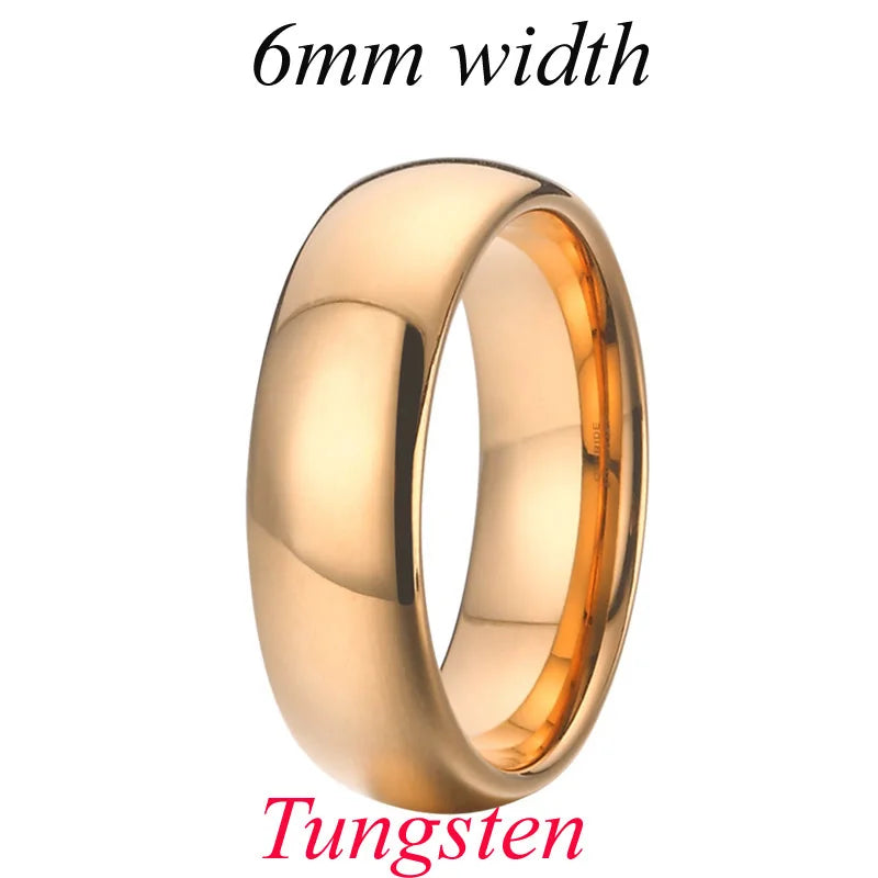 Designer high quality koa wood meteorolite 18k rose gold plated tungsten jewelry wedding band fashion rings for men