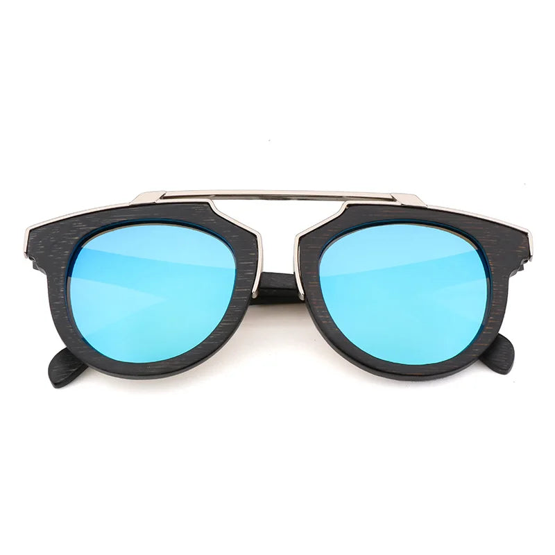 2020 high quality luxury designer sunglasses men driving sunglasses polarized uv400 bamboo wood sun glasses eyewear