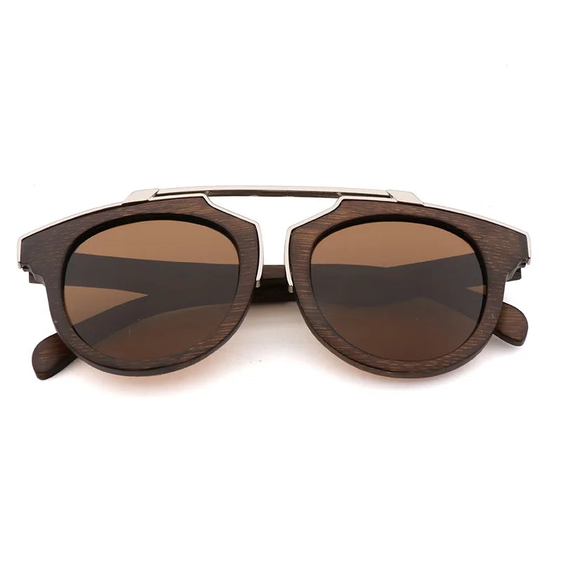 2020 high quality luxury designer sunglasses men driving sunglasses polarized uv400 bamboo wood sun glasses eyewear