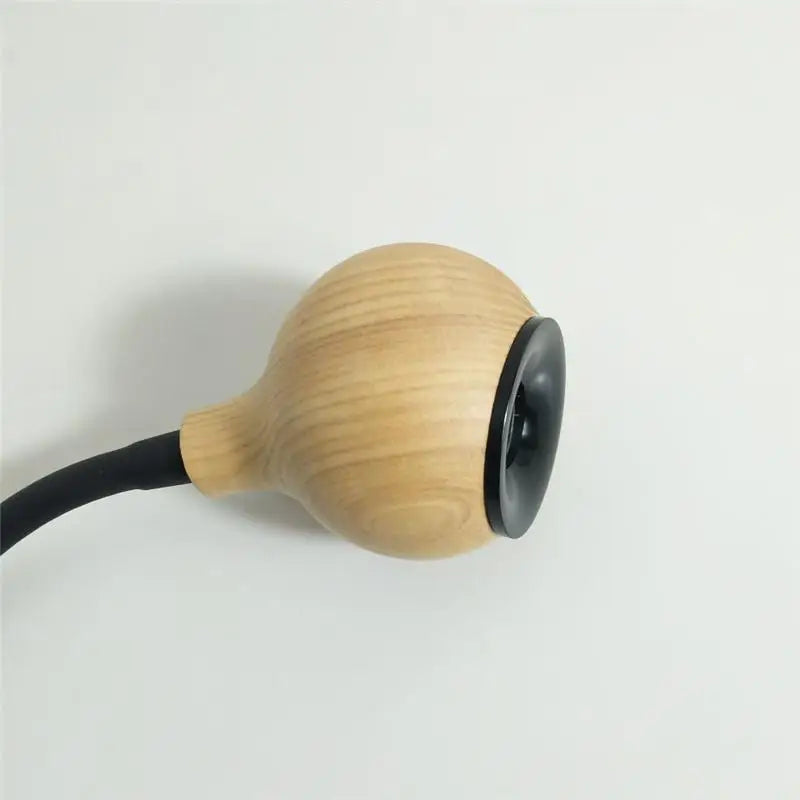 Nordic wood wall light with switch 5w led free turn adjustable bedhead bedside reading light for bedroom decoration