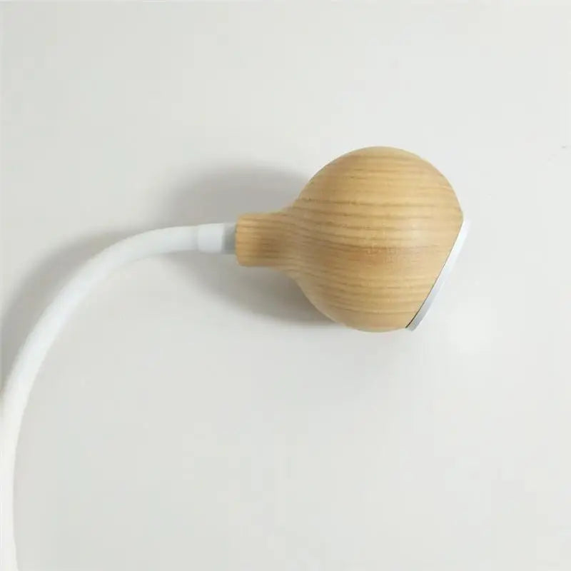 Nordic wood wall light with switch 5w led free turn adjustable bedhead bedside reading light for bedroom decoration