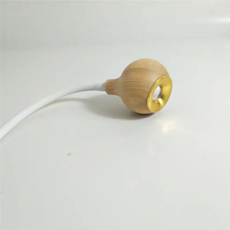 Nordic wood wall light with switch 5w led free turn adjustable bedhead bedside reading light for bedroom decoration