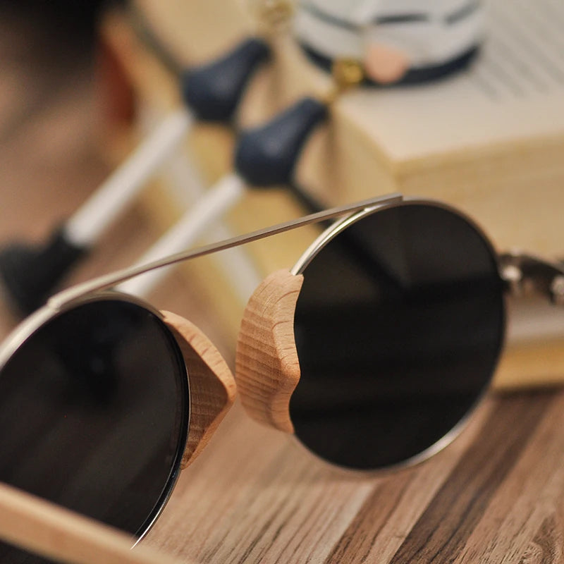 Bobo bird wood sunglasses women oculos de sol feminino luxury brand sun glasses men lunette soleil femme in wooden box