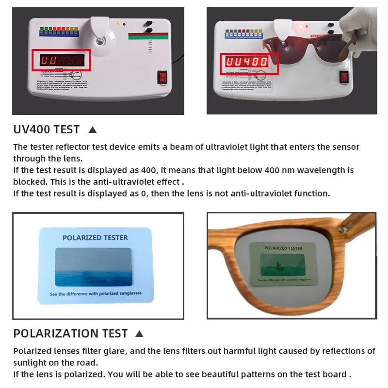 An swallow retro polarized zebra wood sunglasses uv400 luxury brand design men handmade wooden sun glasses women