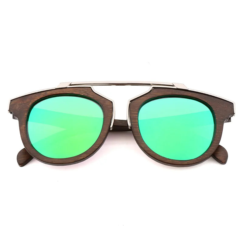 2020 high quality luxury designer sunglasses men driving sunglasses polarized uv400 bamboo wood sun glasses eyewear