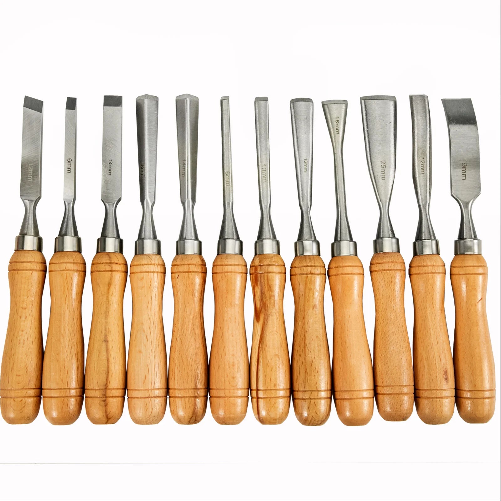 Succebuy 12pcs wood carving hand chisel set lathe knife diy turning woodworking professional gouges woodcraft carpentry