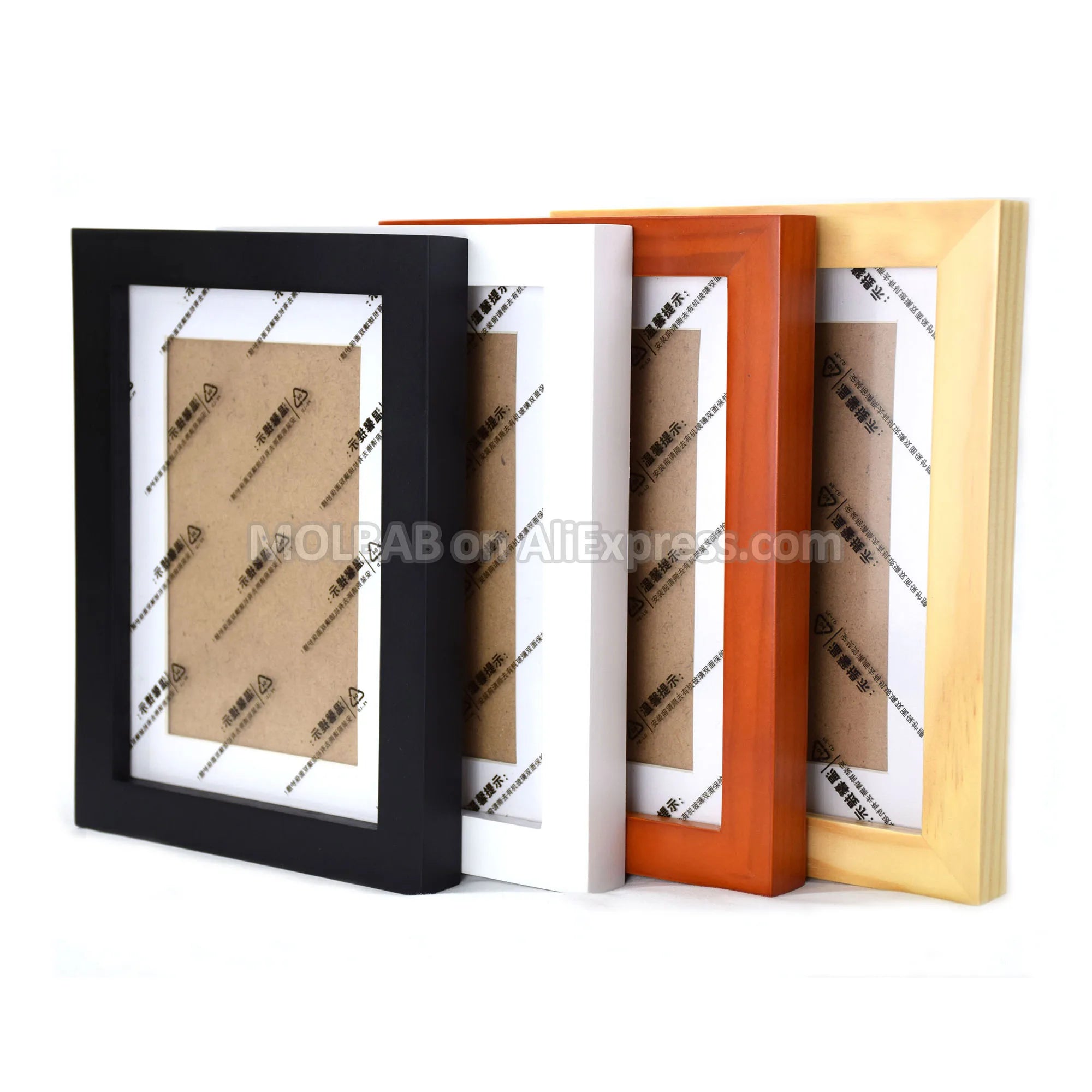 wooden-wall-mounted-picture-frame-modern-brief-style-flat-molding-border-with-photo-mat-decoration-7-12-16-inch-rectangle-square