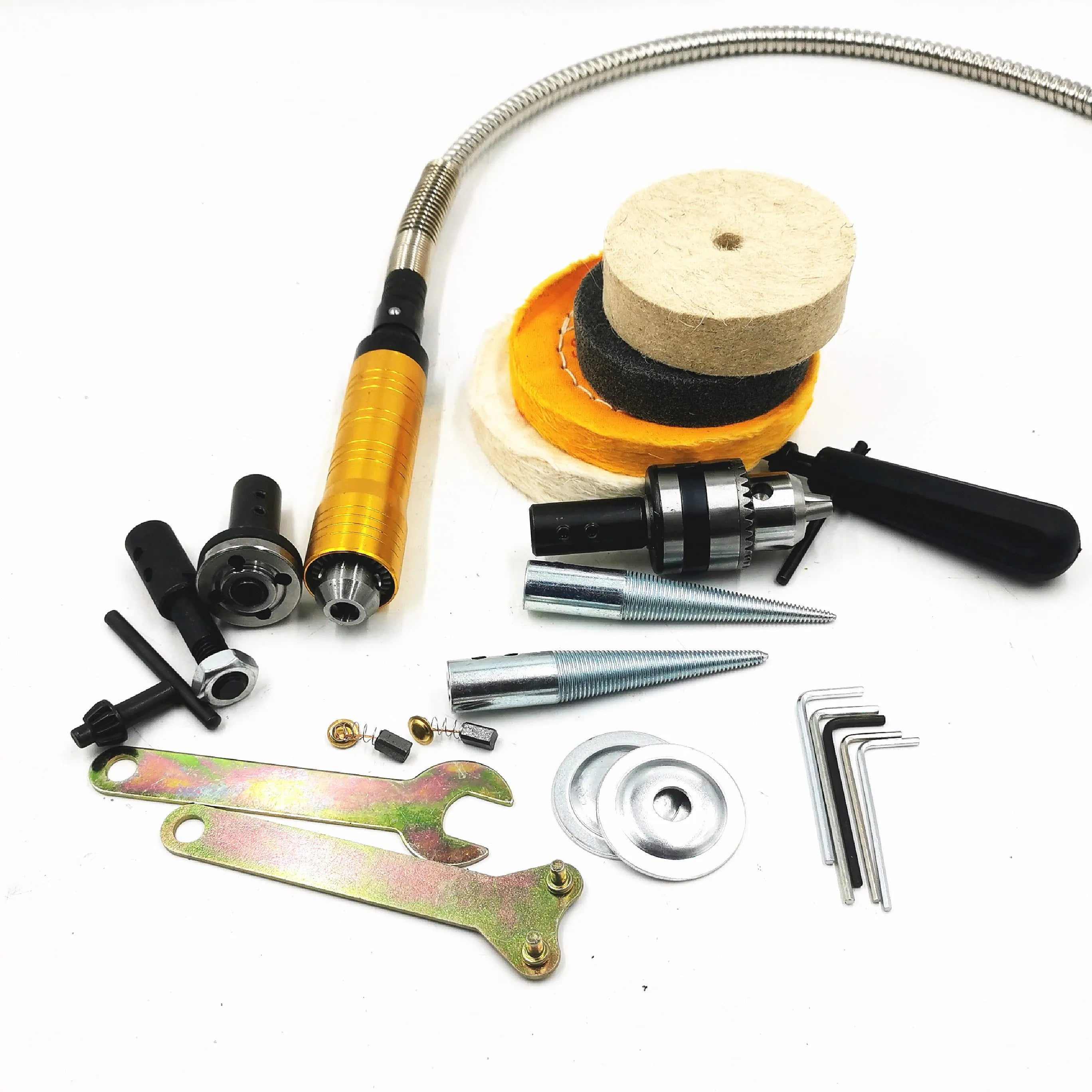 110v/220v 350w polishing machine diy woodworking jade jewelry bench lathe motor grinding flexible shaft tube 0.4-6.5mm