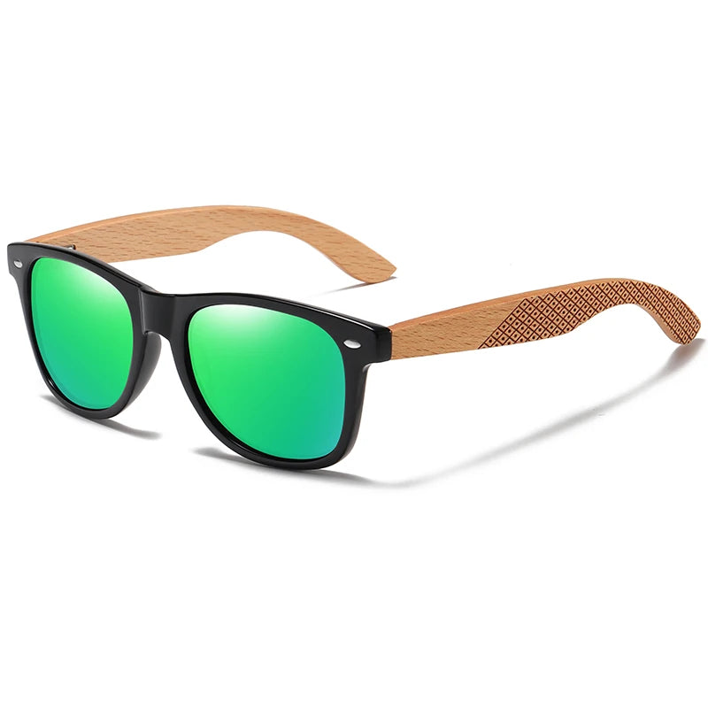 Gm natural wooden temples sunglasses fashion men square eyewear shades oculos de sol feminino brand designer s7062