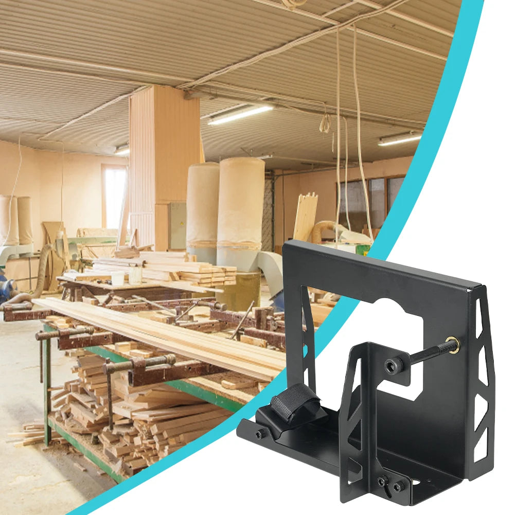 Flip planer stand steel woodworking planing support practical household mount tool rack