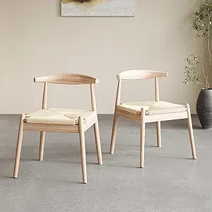 Dining chairs set of 2 mid century modern kitchen & room for room,dining table with solid wood leg - united states