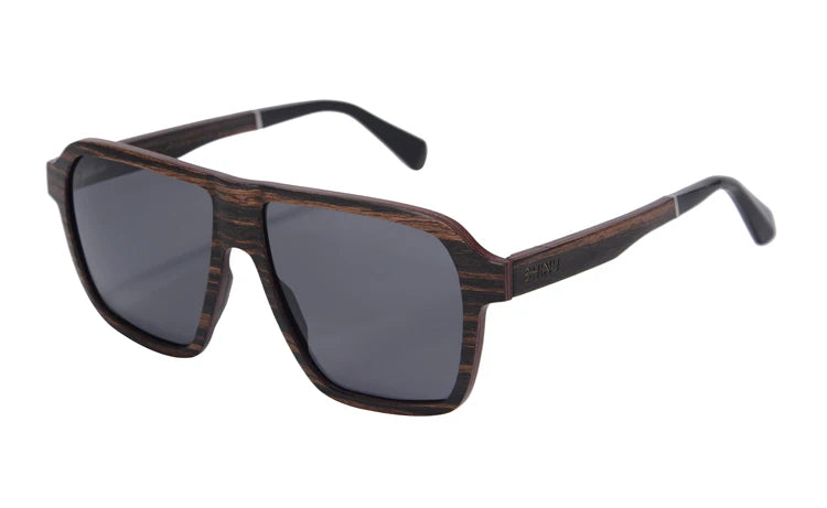 Shinu brand men’s glasses polarized lenses sunglasses men wood luxury designer wooden eyewear fashion sun for - c3