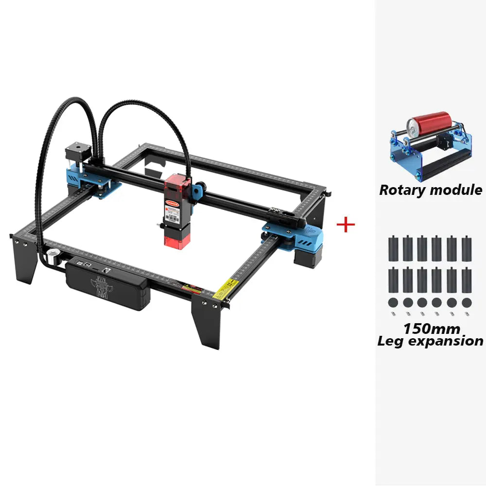 Twotrees tts-10 pro laser engraver tts-55 engraving machine stainless steel logo diy woodwork cutting cnc tools - set 1