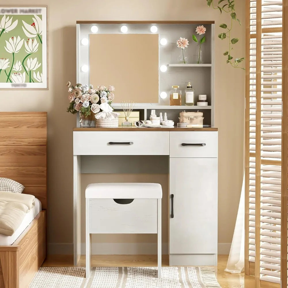 31-5-makeup-vanity-desk-with-mirror-and-lights-3-lighting-modes-vanity-set-with-stool-dressing-table-with-adjustable-shelves