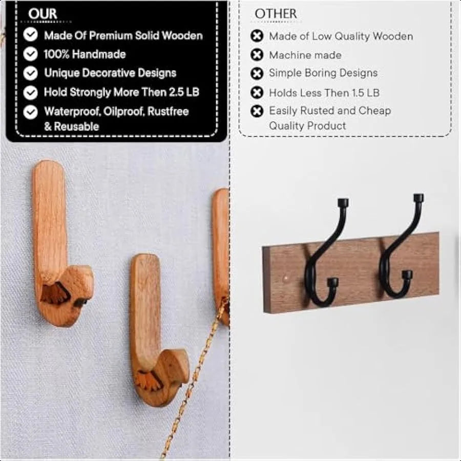 3 hook 6 strips cute bird decorative adhesive wall hooks for hanging unique no damage wood - united states