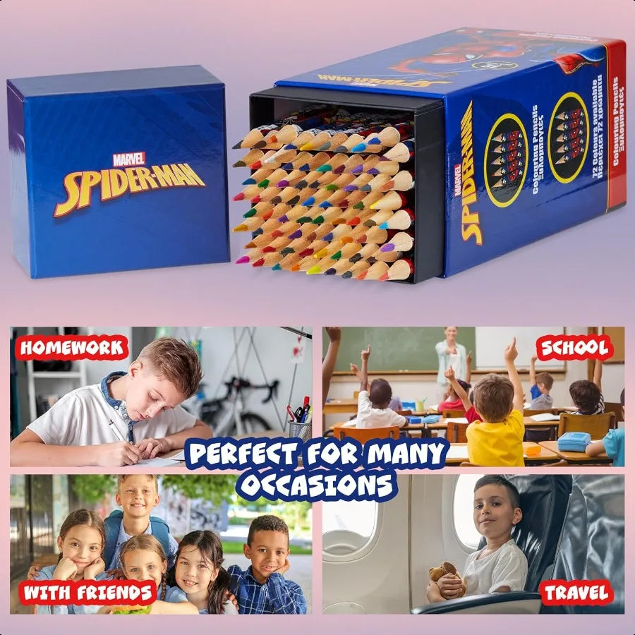 Stitch colored pencils for adults 72 kawaii coloring art school plies wood color pencil set drawing navy - united states