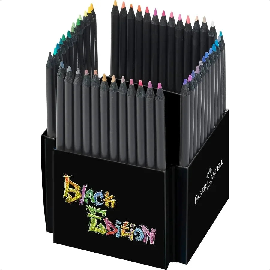 Black edition colored pencils: 50 classic - united states - color pencil