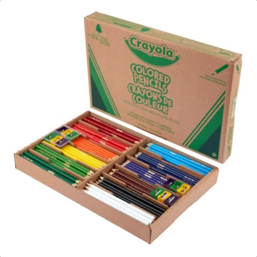 Colored pencils classpack 240ct must have teacher plies bulk for school classrooms 12 colors back to ent - united