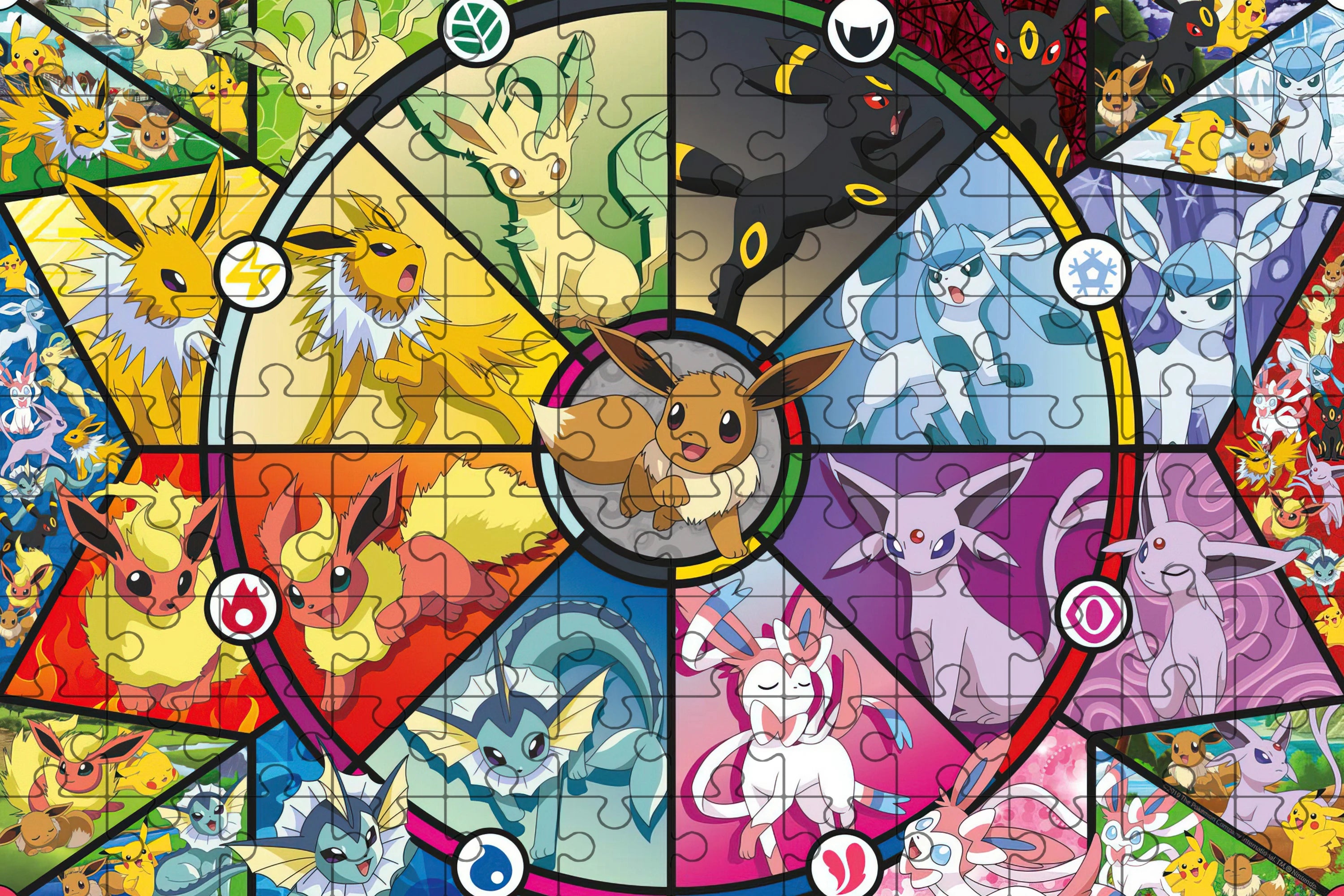 Pokemon jigsaw puzzle pikachu 108/200/300/500/1000 pieces wooden onepiece puzzles for adults childreneducational toys