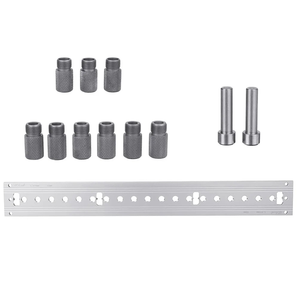 Enjoywood 3 in 1 dowel jig woodworking hole puncher drill guide positioning 7/8/10mm m14 m18 opener diy drilling