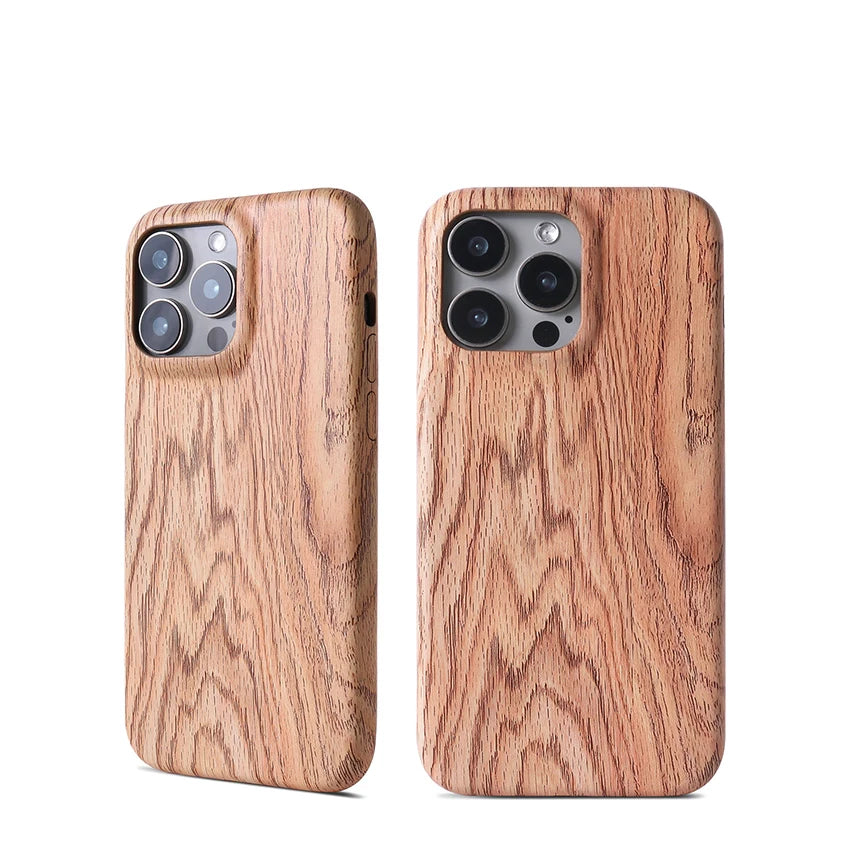 Wood grain phone case for iphone 16 15 14 13 pro 12 11 max plus 16pro personalized creative 15promax cover hard shell
