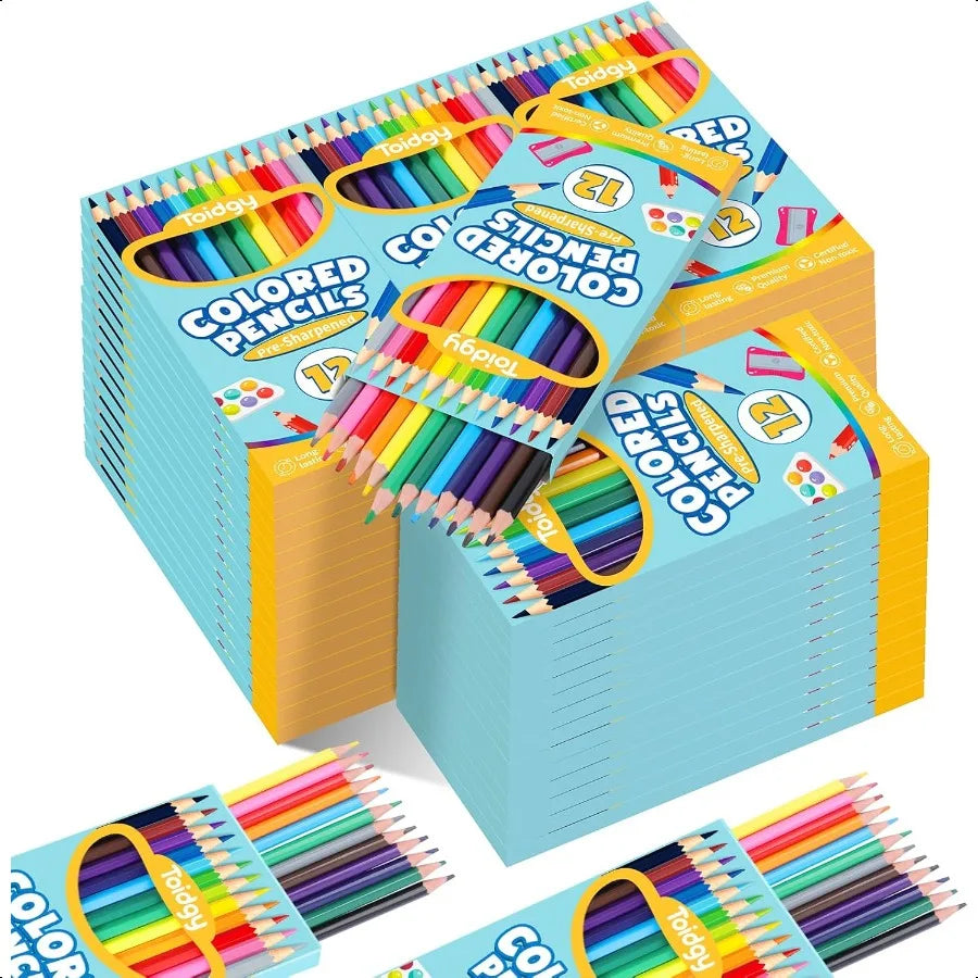 720 count colored pencils for 60 packs bulk 12 colors presharpened color pencil adults school plies fo - united states
