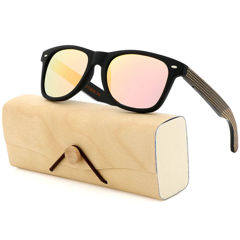 2023 factory direct selling hand-made bamboo wooden sunglasses for men and women high quality uv400 polarized wood - 07