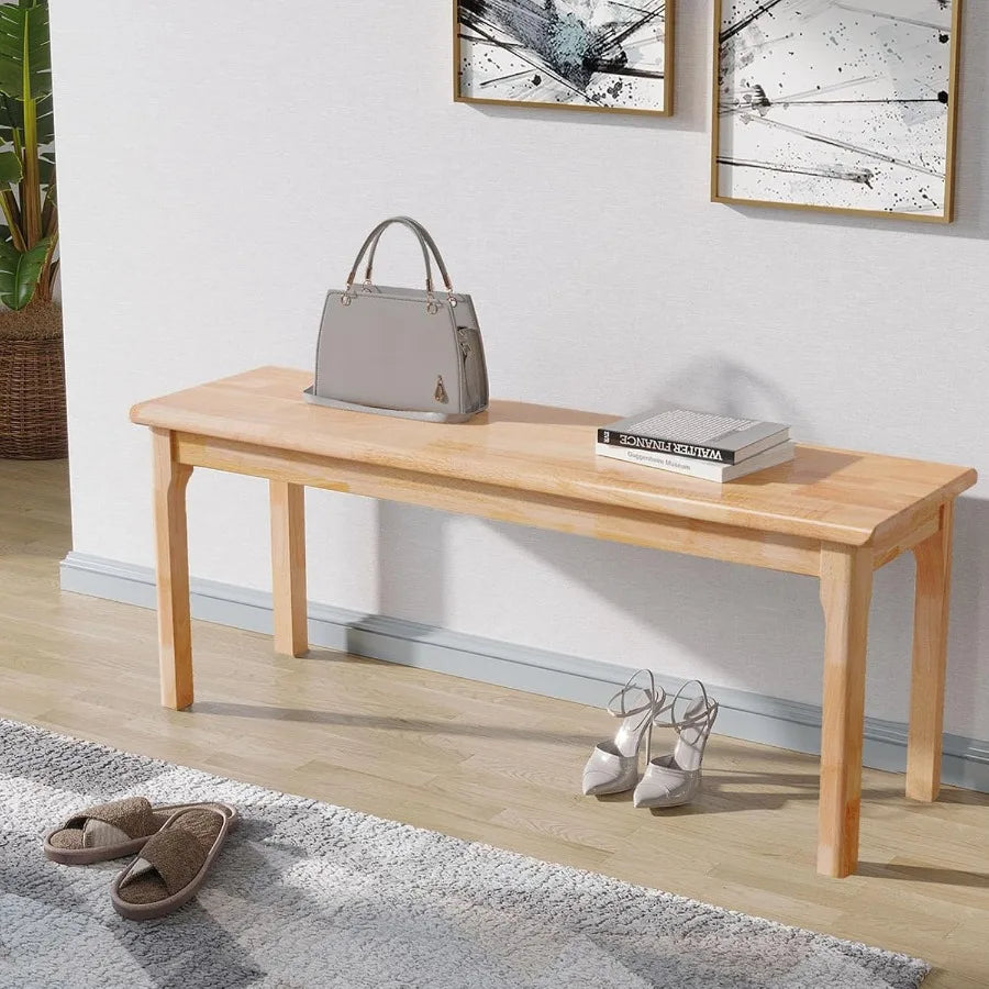 100-solid-oak-wood-bench-entryway-bench-midcentury-end-of-bed-bench-outdoor-bench-rustic-home-decor-furniture-tural-wooden-slab