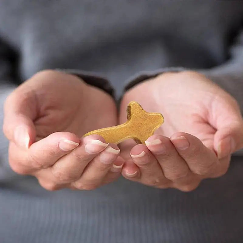 Cross wood hand jesus gift christ church christmas cathilic religious prayer priests - brown color / 1pc / china