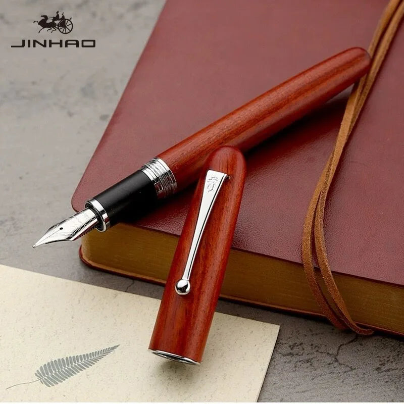 jinhao-9035-natural-wood-fountain-pen-ef-f-m-extra-fine-nib-luxury-elegant-pen-office-school-writing-supplies-stationery