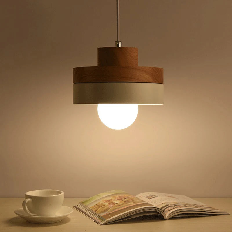 Modern wood chandelier room decor lighting for living lamp bedroom cafe or restaurant interior decoration lights