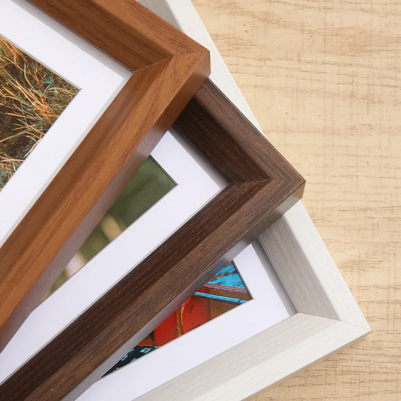 Nordic wooden photo frame minimalist a3 a4 for pictures wall bedroom living room ornament christmas gift home decor