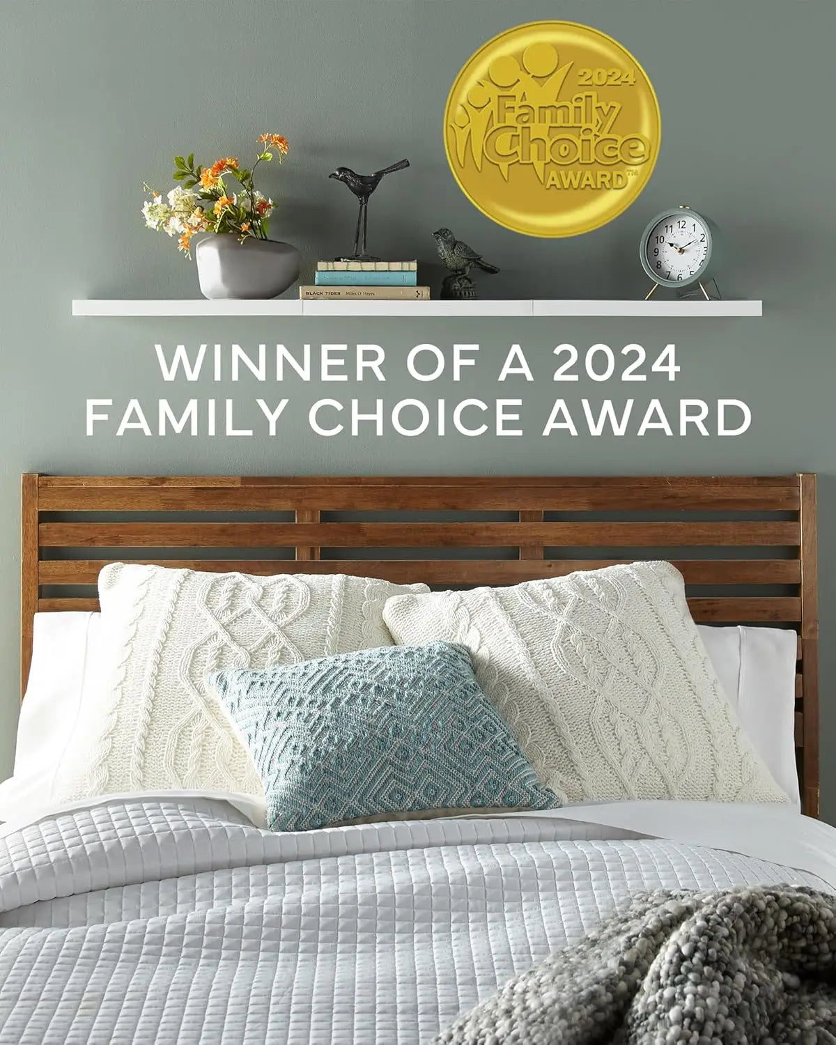 Floating shelves for wall mounted rustic wood bathroom bedroom living room kitchen hanging shelf - united states / black