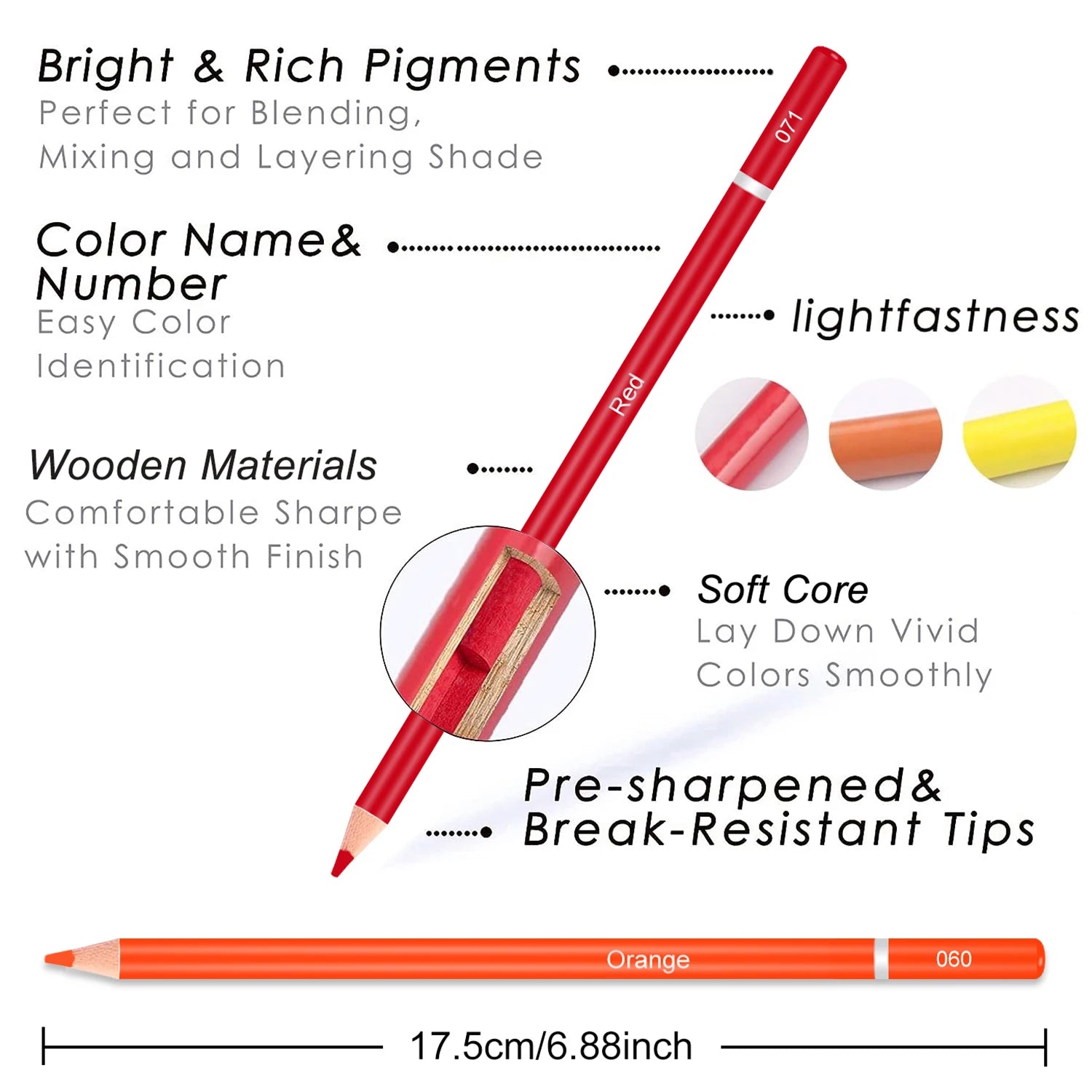 Oil colored pencils for adult coloring book,set of 72 color,zipper pencil slot case,with colored pencils