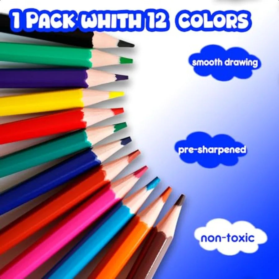 120 count colored pencils for 10 packs color bulk with 12 colors drawing adults school plies bac - united states