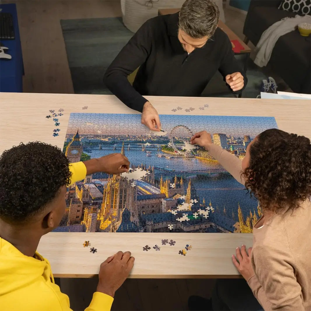 Adult jigsaw puzzle 1000 pieces toys london city wooden decor exercise brain thinking holiday birthday gift