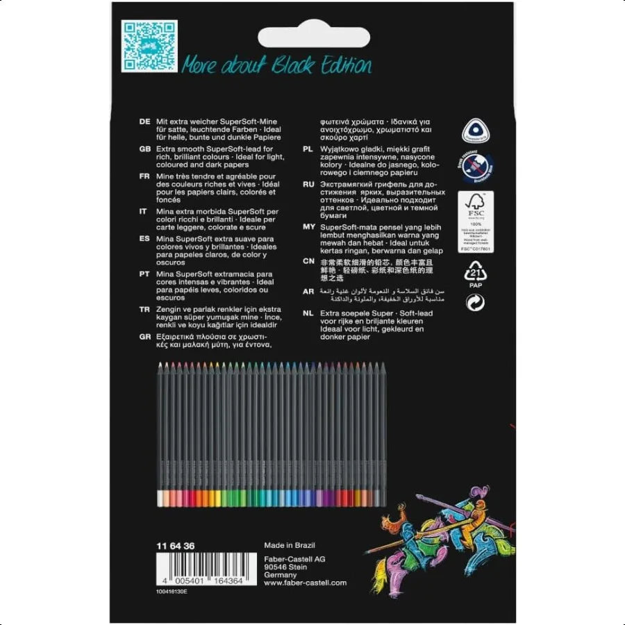 Black edition colored pencils classic 1 count pack of 36 - united states - color pencil
