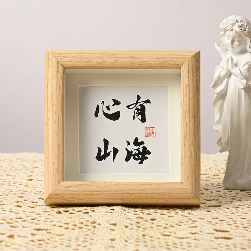 2025 autumn winter new wooden photo frame,elegant home decorative item classic style for picture frames,nice tabletop