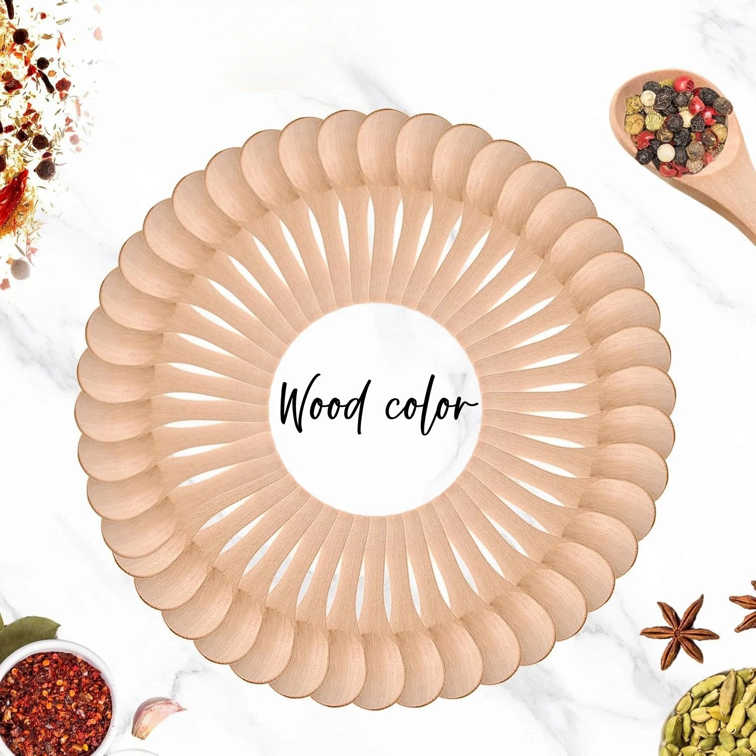 30-200pcs small wooden spoons for honey jars party favors 3.5’’ mini teaspoons for sugar spices salt creamer spoon