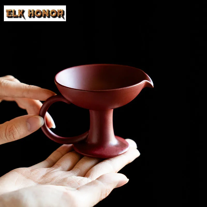 ceramic-raw-mineral-glaze-cinnabar-red-candle-holder-luxury-scented-aromatic-candles-candle-lights-teaset-room-decor-ornaments