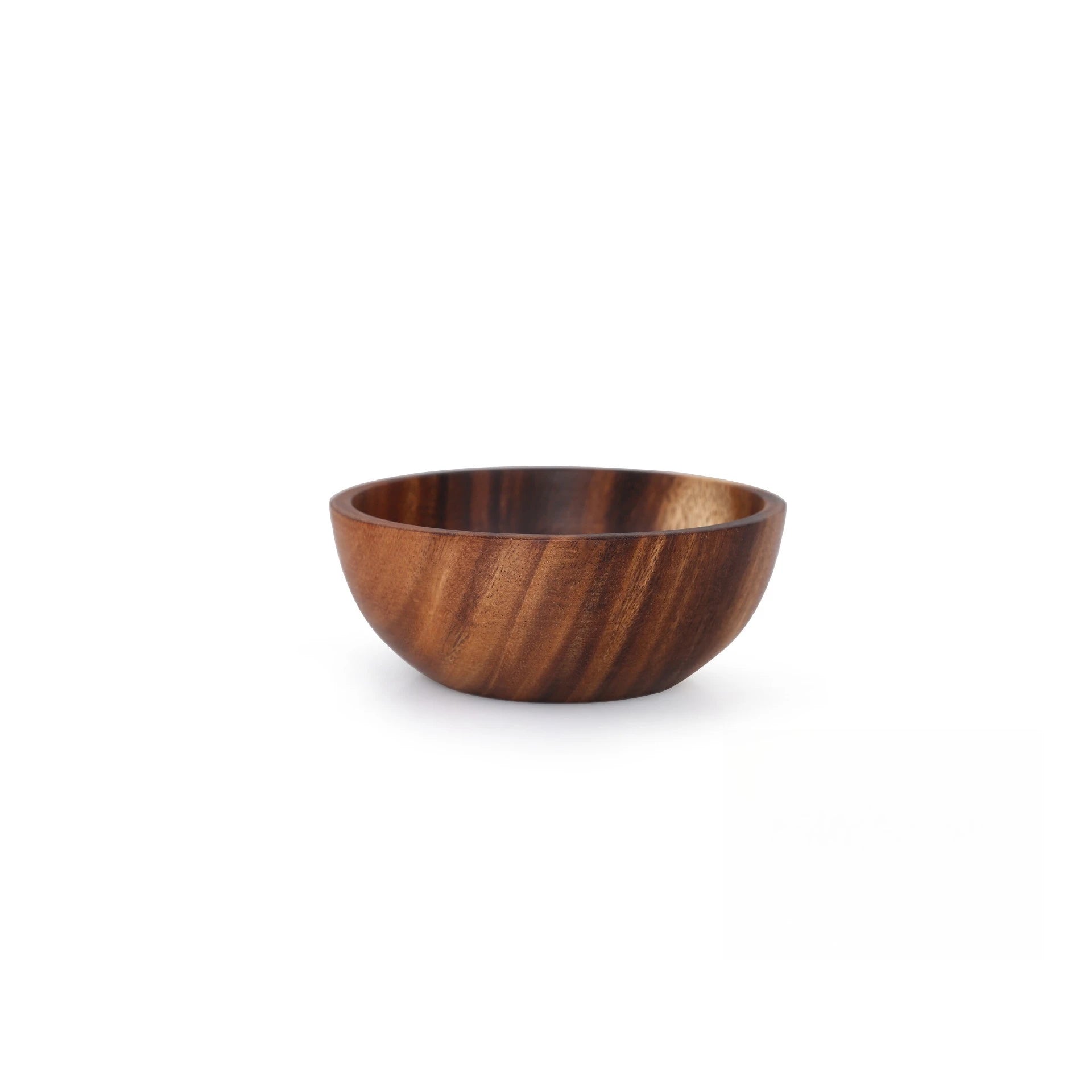 Acacia wooden bowl japanese style tableware household and basin fruit plate salad whole soup - 1pcs / 26x7.5cm
