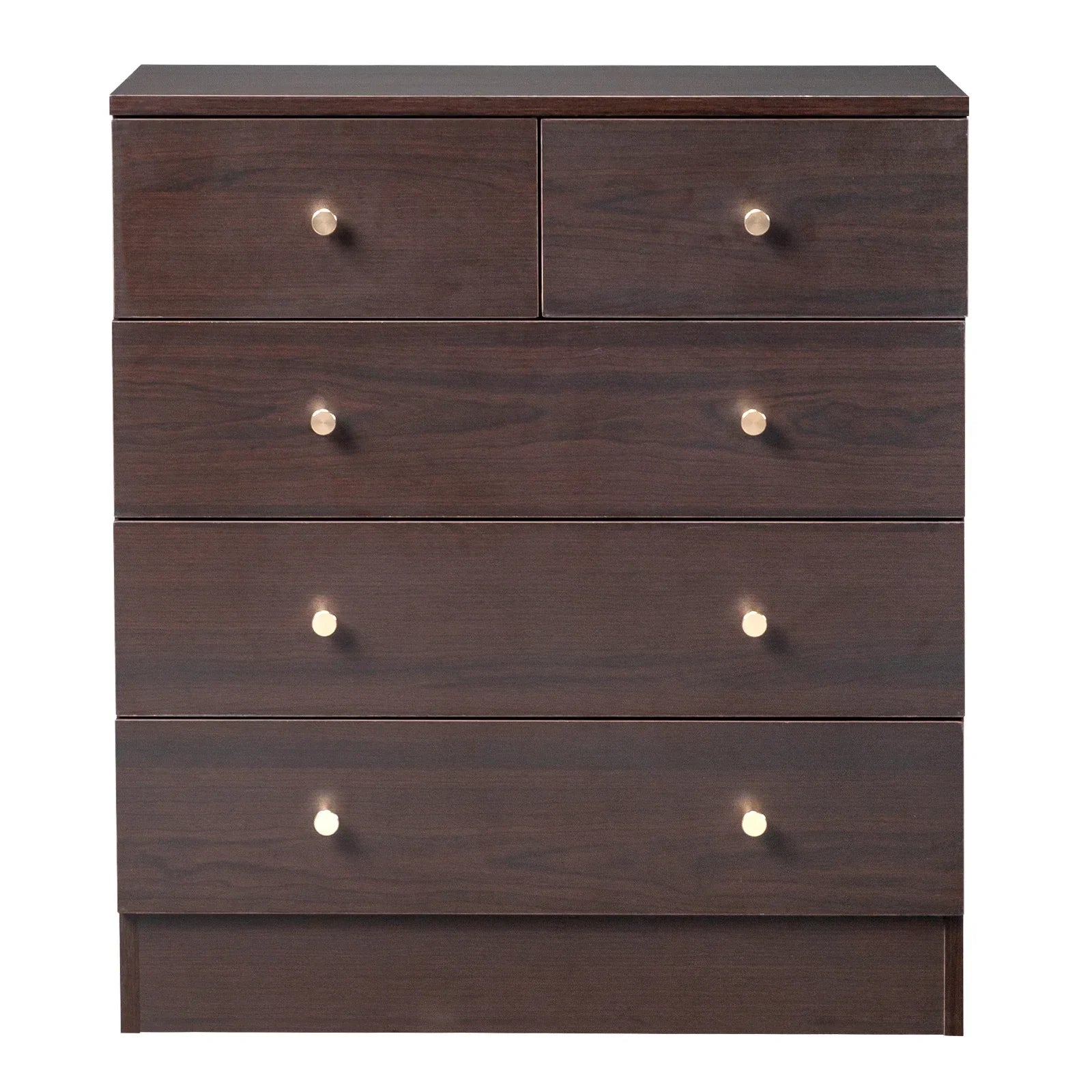 modern-simple-5-drawer-dresser-brown